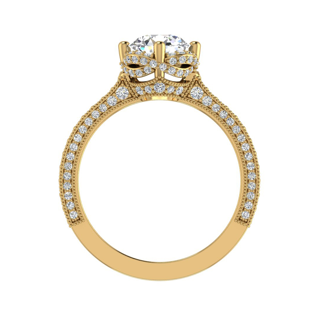 Tessa Halo Engagement Ring